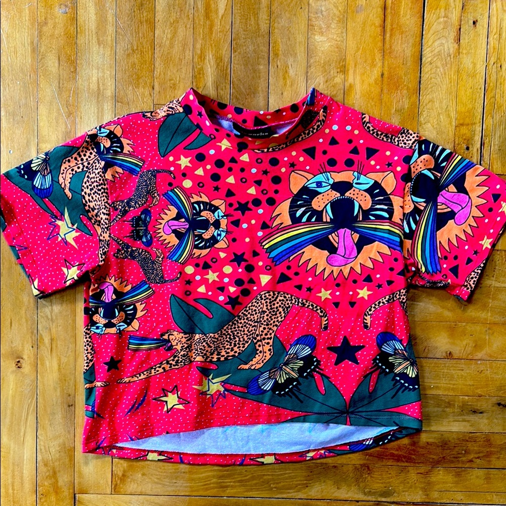 Nooworks Pride Tiger Crop Top